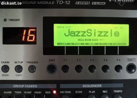 Roland V-trumset med TD-12 ljudmodul