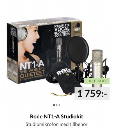 Rode studiokit nytt (oöppnat)