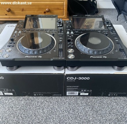 Pioneer CDJ 3000 par - perfekt skick