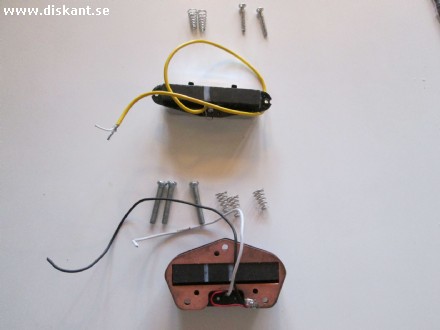 Telecastermickar,ett set.