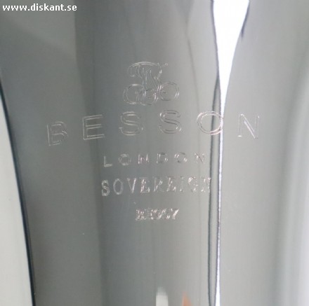 Besson BE967-2-0 'Sovereign' euphonium i silverplå