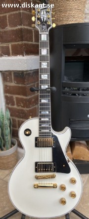 2022 Gibson anpassad Les Paul - Alpine White - git