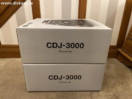2 x (par) Pioneer Dj CDJ3000 Professional Multipla