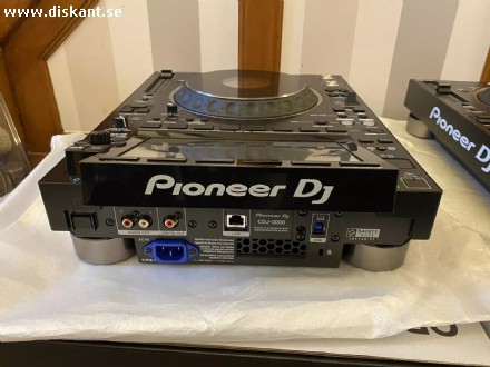 2 x (par) Pioneer Dj CDJ3000 Professional Multipla