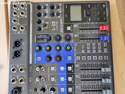 LiveTrak L-12 Mixerbord/Inspelning