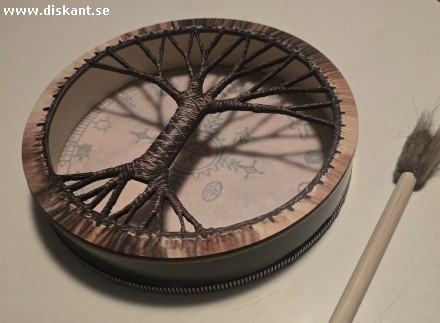 Handgjord shamantrumma